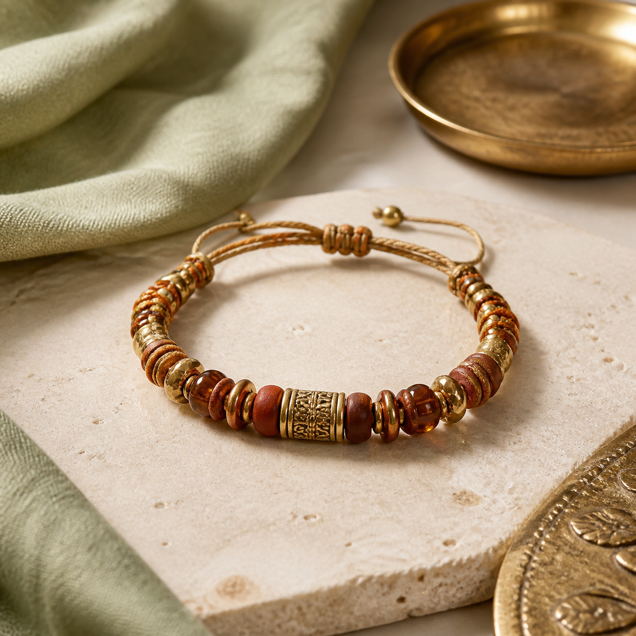 Bracelet artisanal Mémoire de Feu